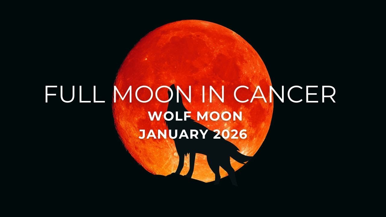 Full Moon January 2026 🌕 Cancer Wolf Moon Healing, Release & Renewal 