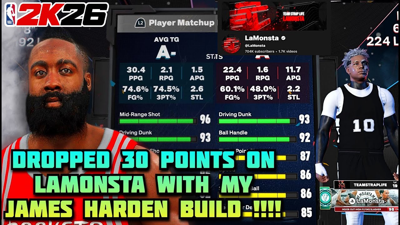 I PLAYED @LaMonsta in ProAm on 2K26 ......    | JAMES HARDEN BUILD 2K26 | PROAM NBA 2K26