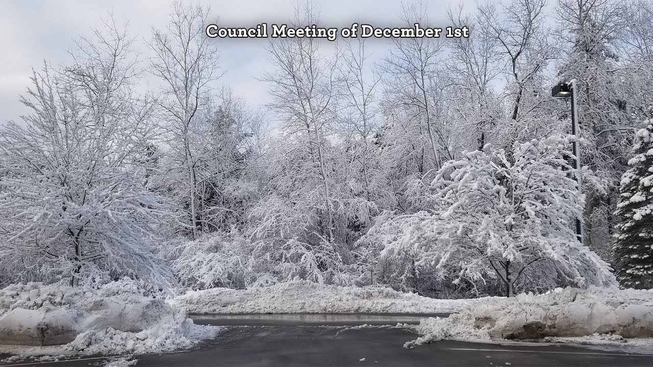 The December 1st, 2025 City Council Meeting