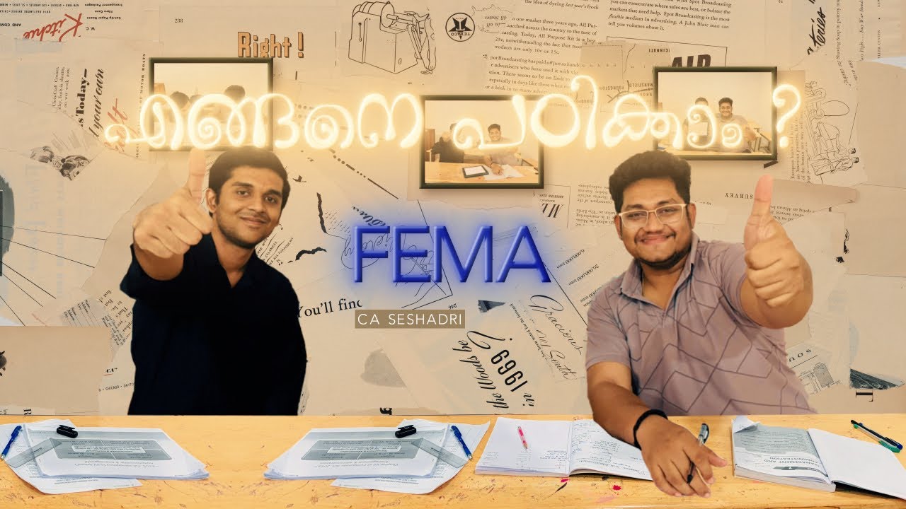 STUDY FEMA LIKE A PRO IN MALAYALAM CA INTER LAW