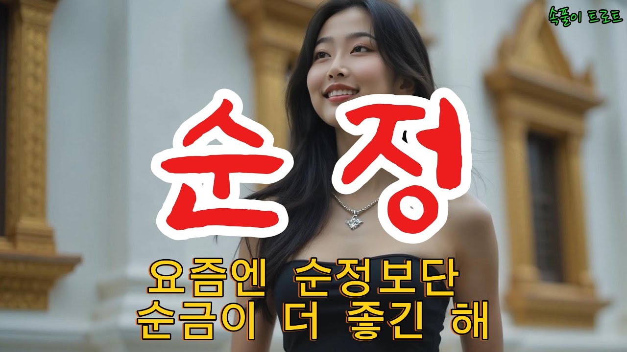 [순 정] AI Voice Cover 박수현. 수현ㅣ요즘엔 순정보단 순금이 좋긴 해ㅣ그리운 트로트ㅣ슬픈 트로트ㅣ짭짤한 트로트