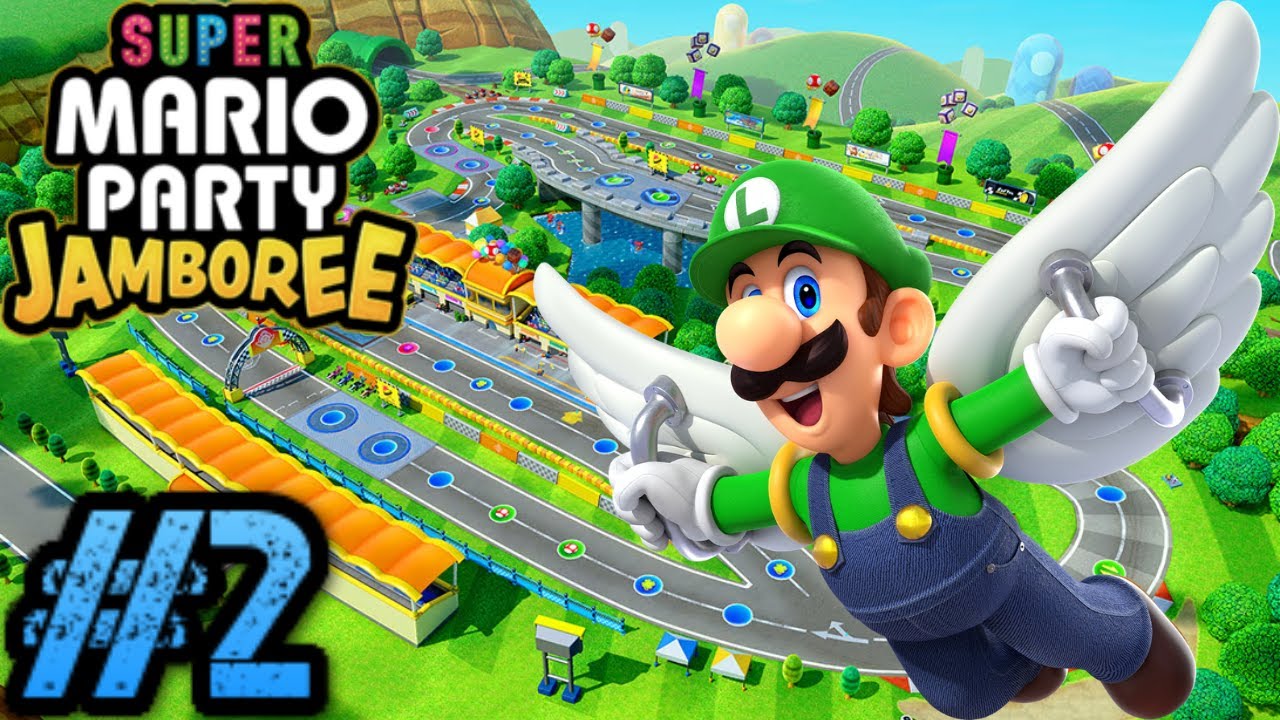 Super Mario Party Jamboree (Nintendo Switch) - Roll 'em Raceway - Full Gameplay part 2