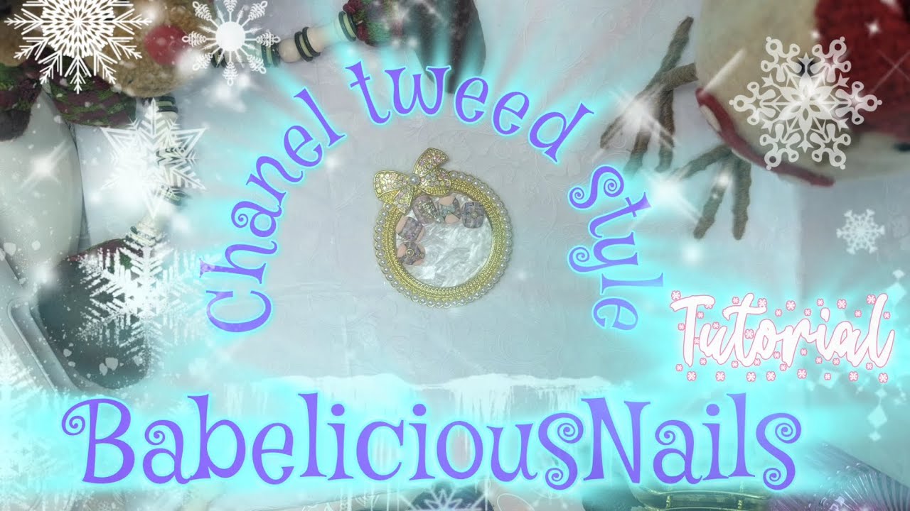 ✨✨ Nails tutorial Chanel tweed inspired ✨✨