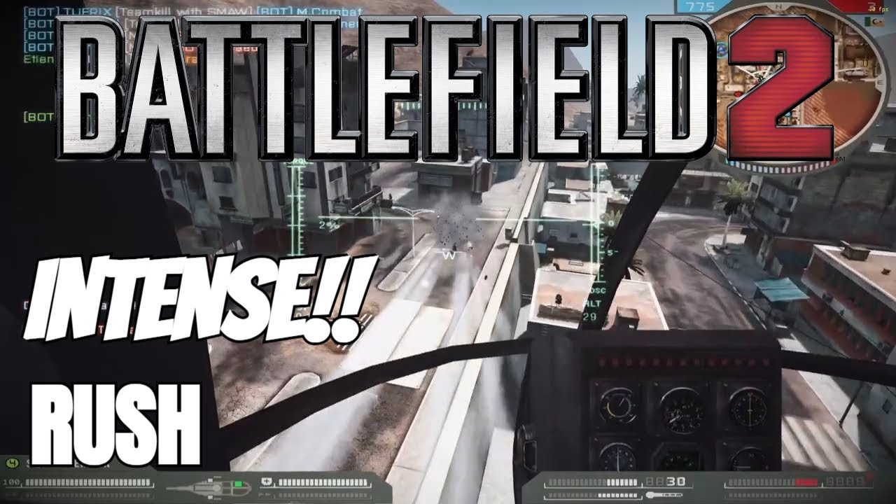 INTENSE Rush Game in Battlefield 2!!! - Heat of Battle Mod