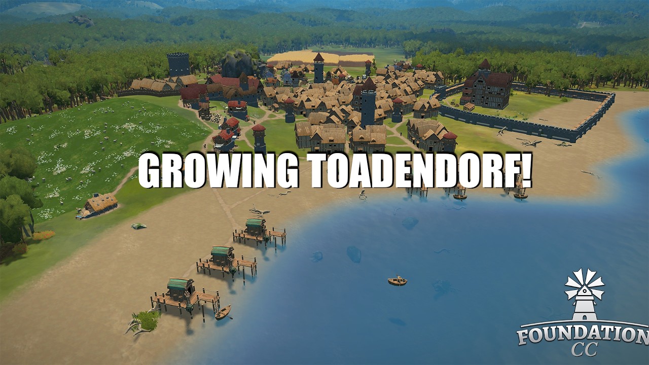 Expanding Toadendorf! What will we build today? | Foundation City Builder 🏰 LIVE