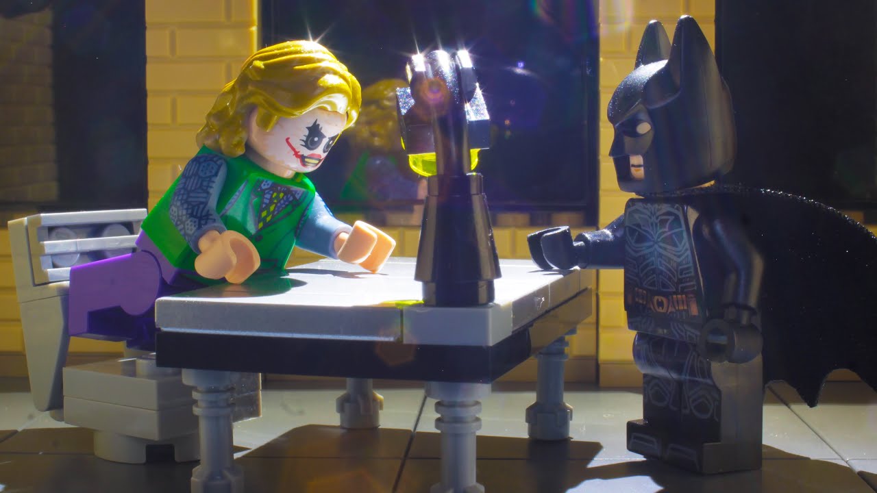Lego Joker's Interrogation scene from The Dark Knight MOC