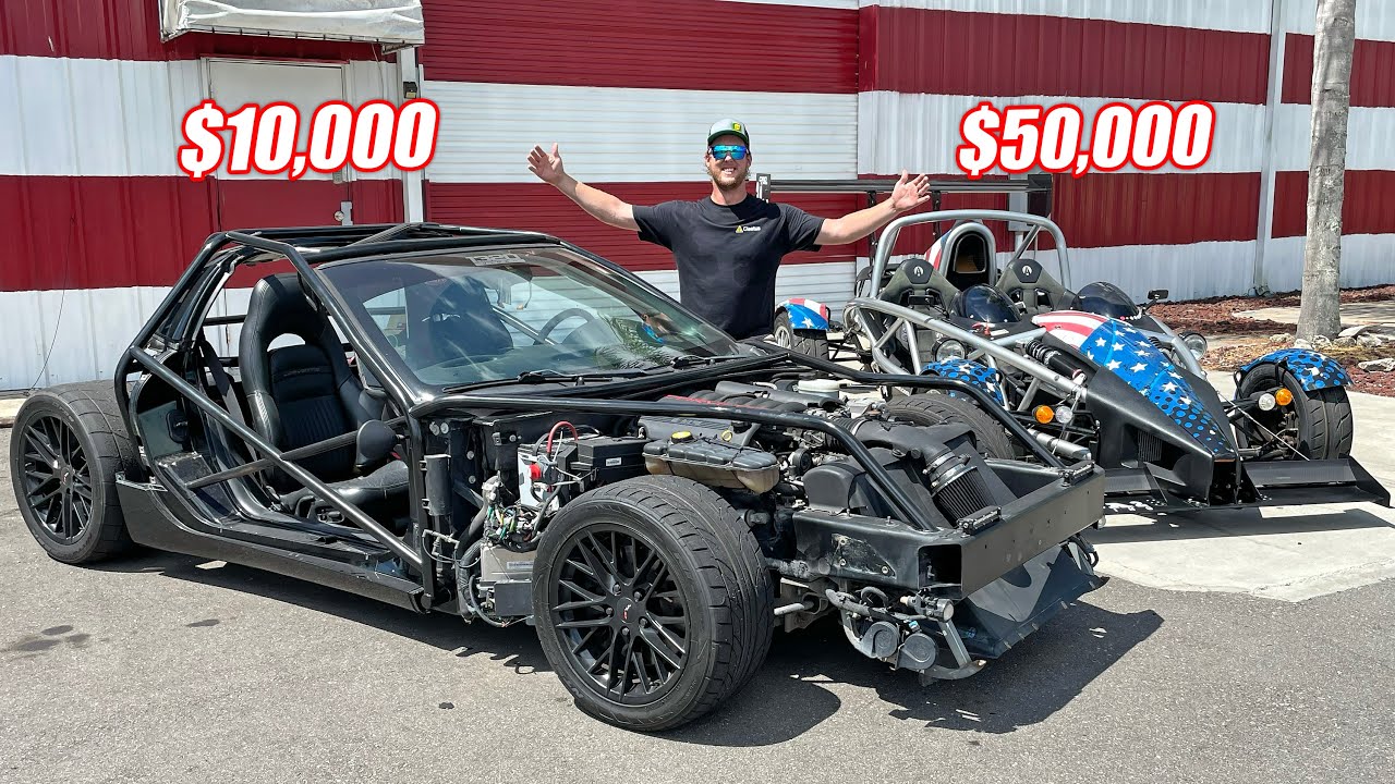 Cheap Corvette Go-Kart vs. Expensive Supercharged Ariel Atom!!!