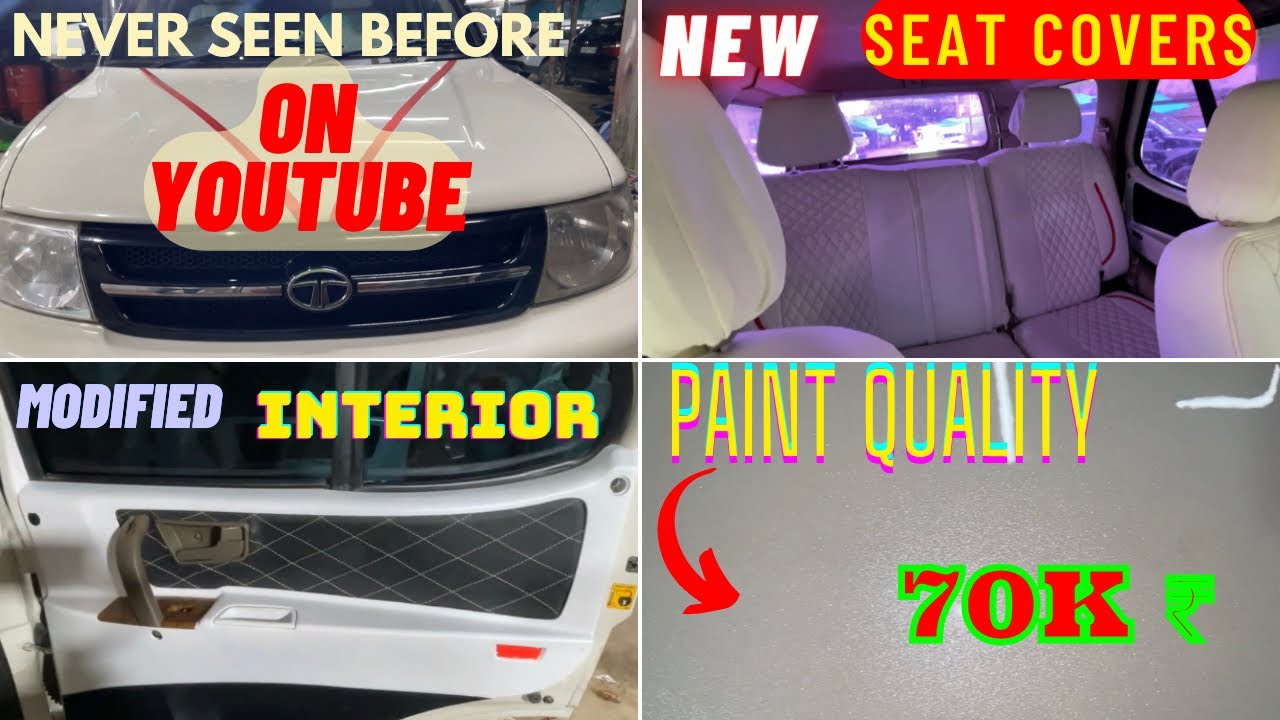Modified tata safari Never seen On YouTube Full daint & paint. Safari got new look