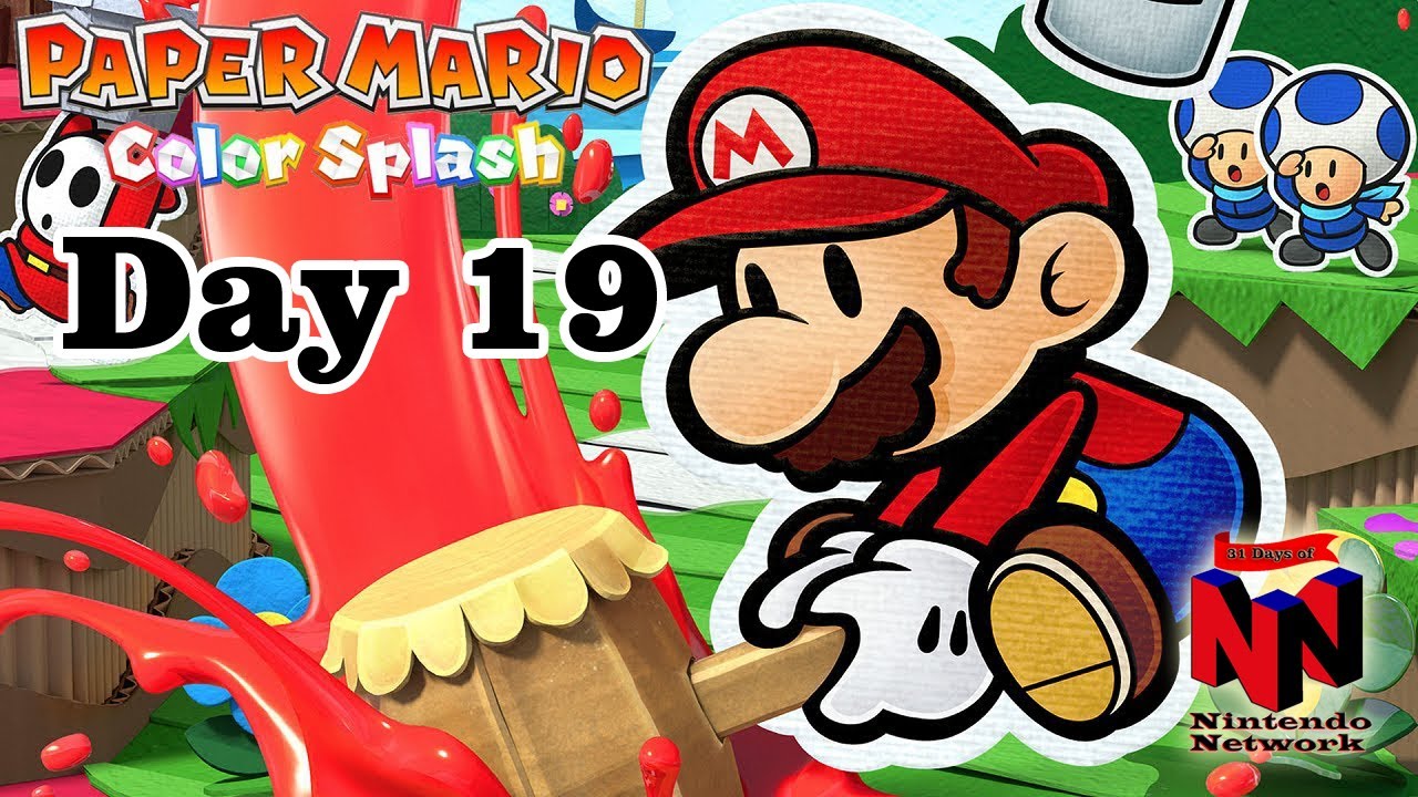 Paper Mario Color Splash Review: 31 Days of Nintendo Network
