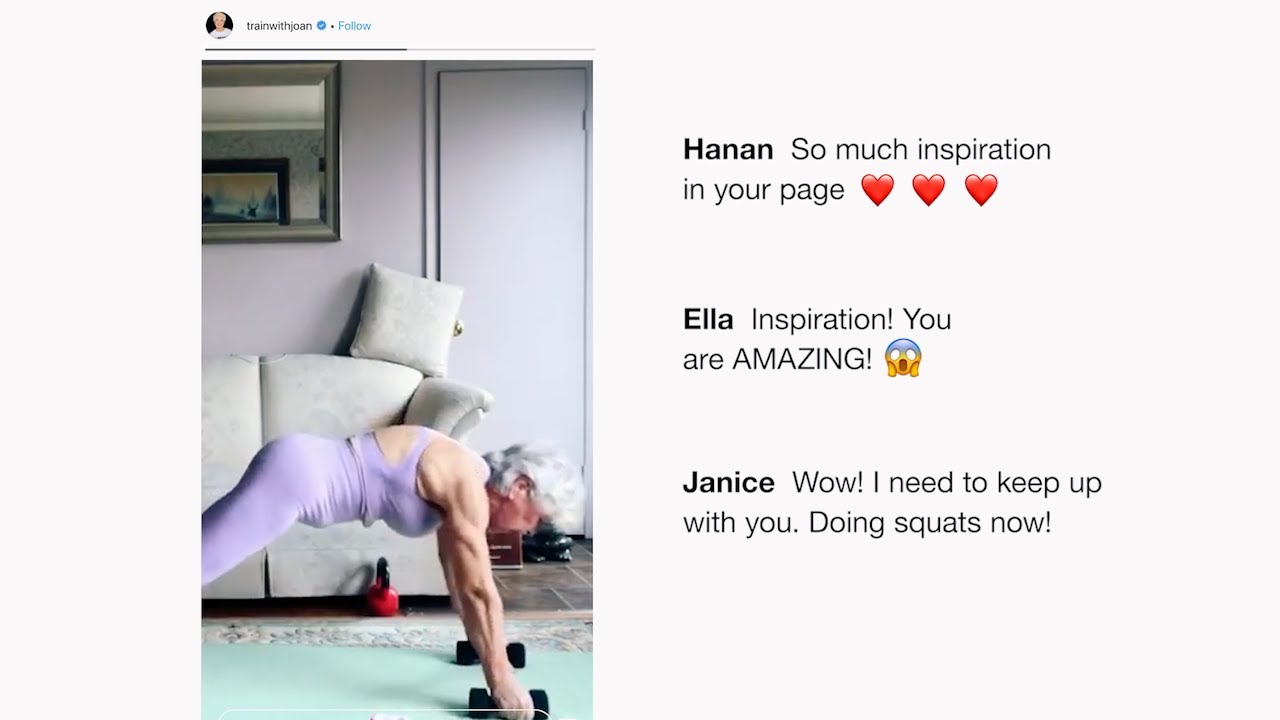 Train with Joan - Instagram - Community Voices