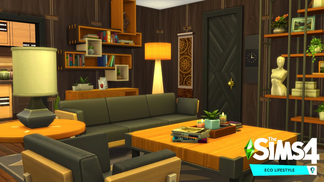 Cozy Eco Lifestyle Apartment | Sims 4 Speed Build