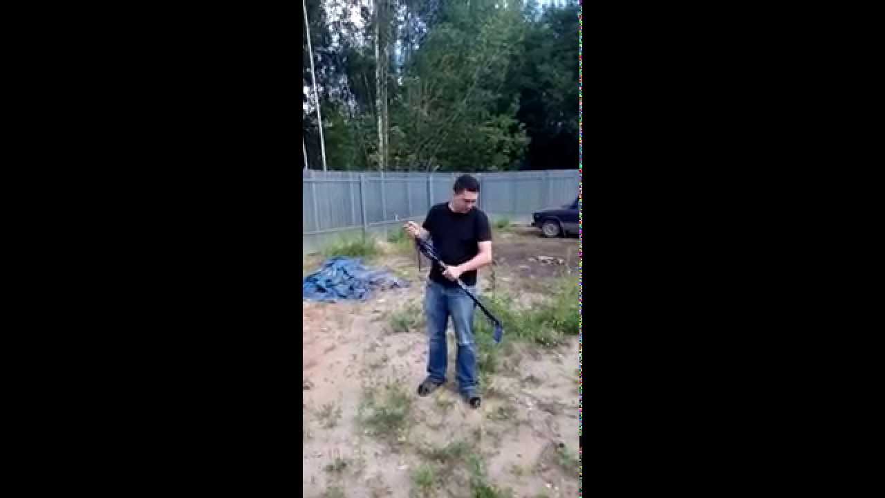 Стрельба из подводного арбалета Rob Allen 700.