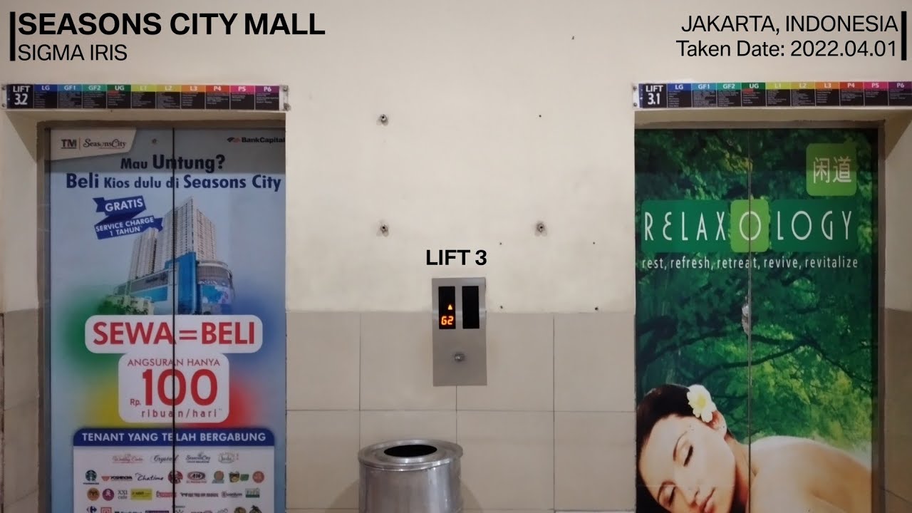 Sigma IRIS Traction Elevator at Seasons City Mall, Jakarta