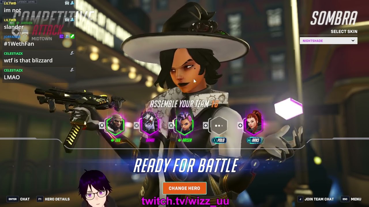 SOMBRA PERKS! BEST SOMBRA MAIN! SOMBRAWIZARD OVERWATCH 2 GAMEPLAY TOP 500