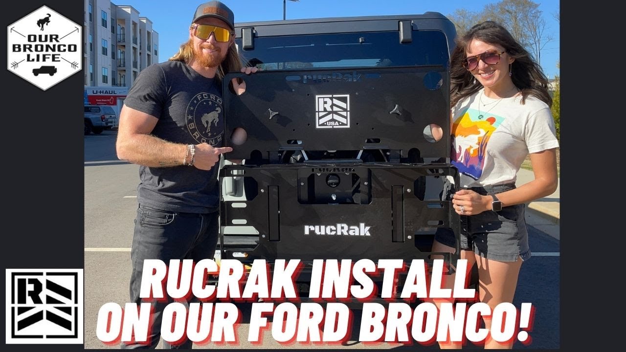 rucRak Install On Our Ford Bronco! Most Versatile Cargo System In The World!