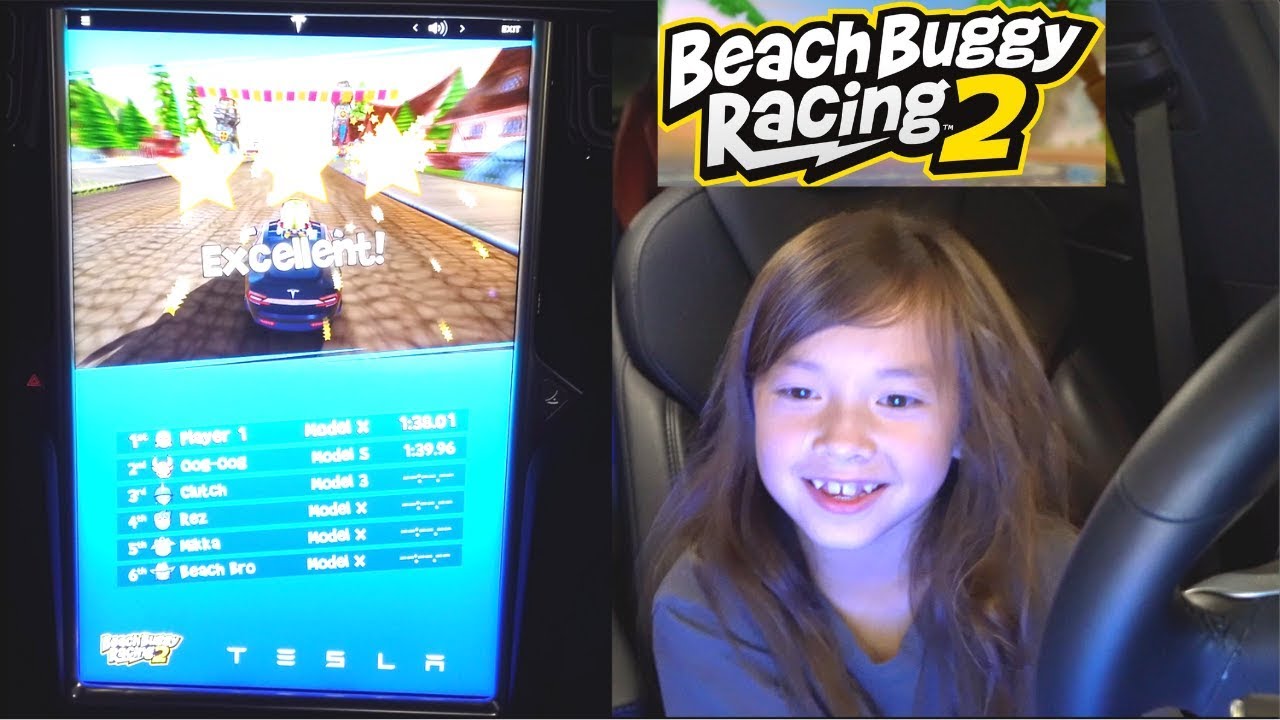 Tesla Beach Buggy 2, Model X - Easter egg