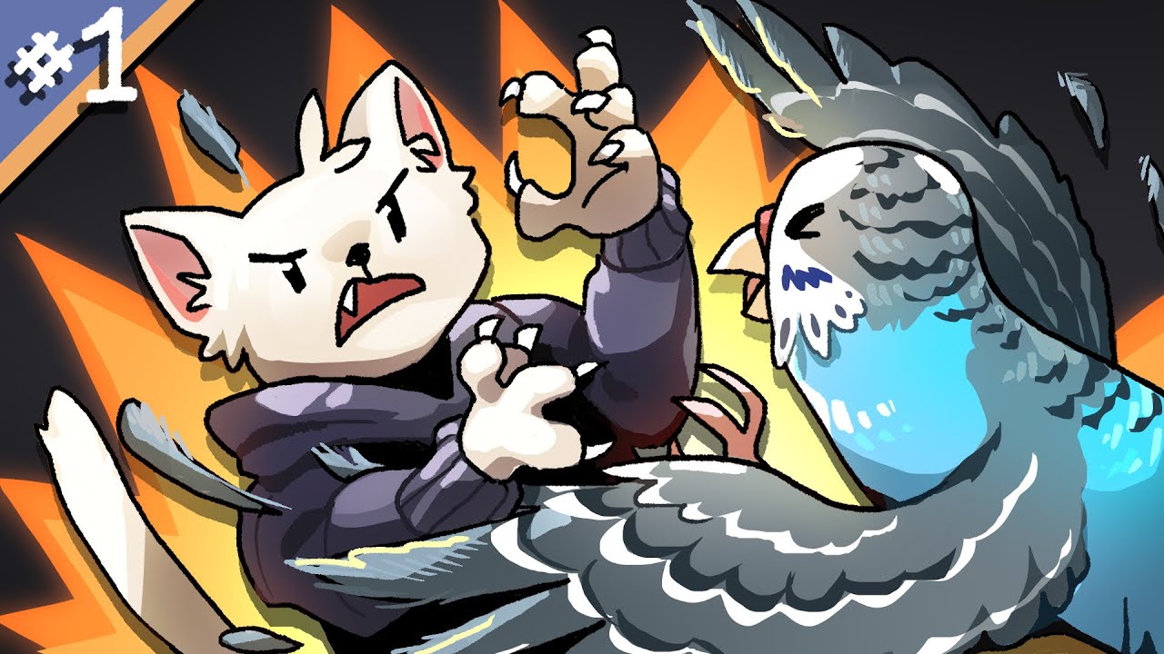 WHITECAT VS. MY BIRD