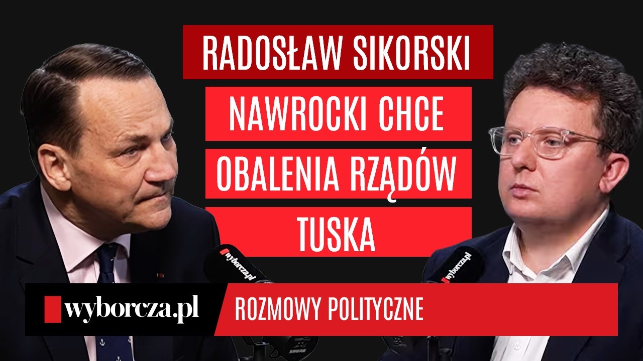 Kaczyński chce, żeby Europa była sparaliżowana? Sikorski dla Wyborczej | Gazeta wyborcza