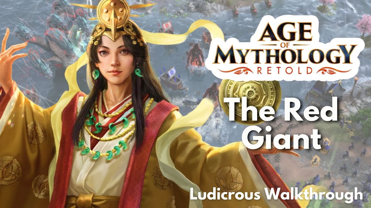 Heavenly Spear Campaign: The Red Giant Walkthrough Ludicrous Mode Part 7 Age of Mythology Retold