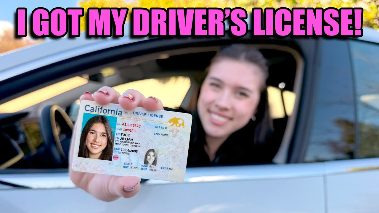 JILLIAN TAKES HER DMV DRIVING TEST!!!