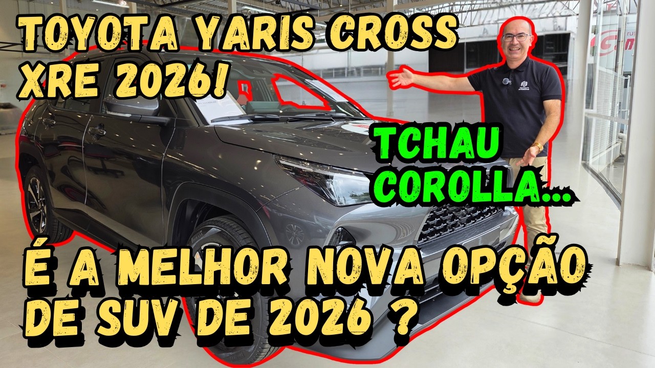 YARIS CROSS XRE É UMA BOA OPÇÃO!!VÍDEO EXCLUSIVO!!!