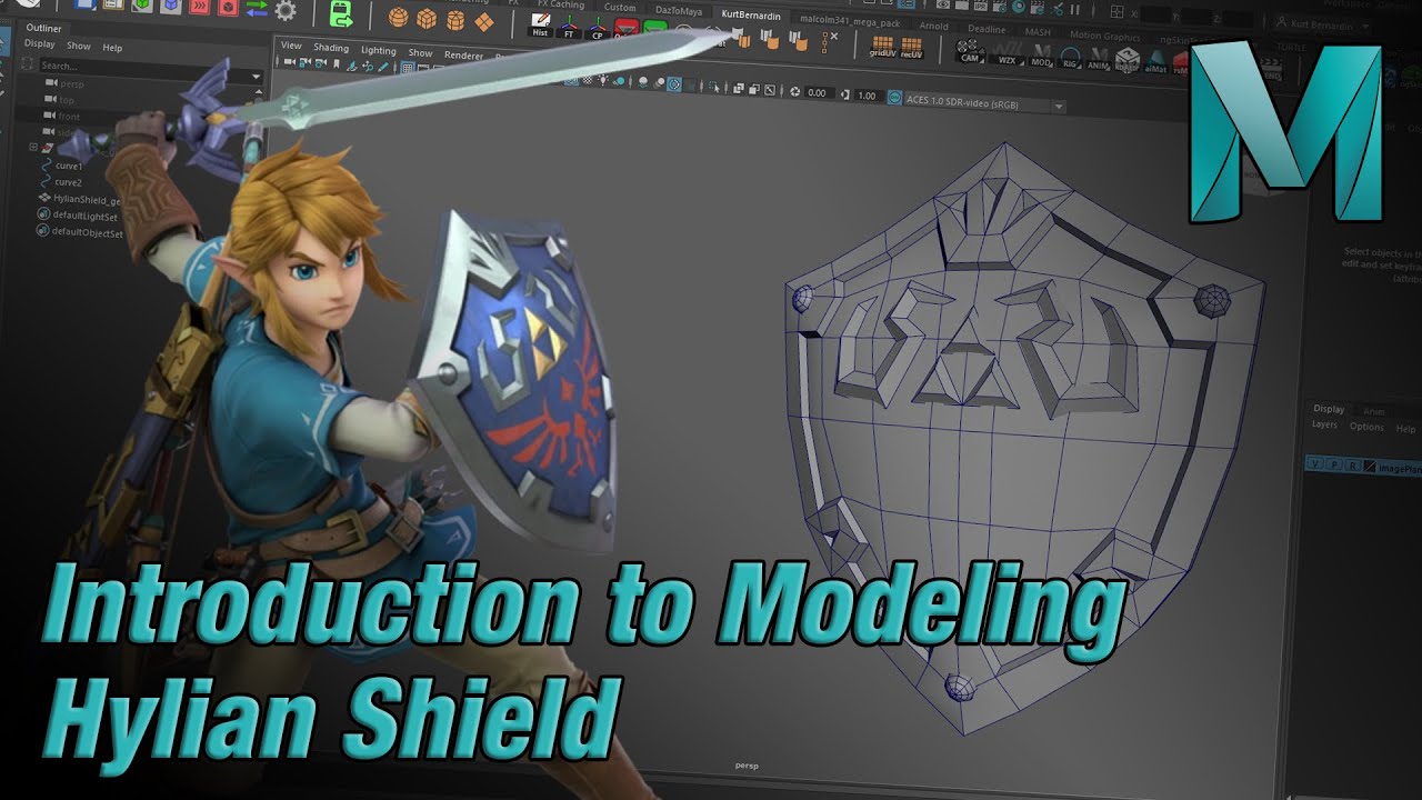Introduction to Modeling | Hylian Shield