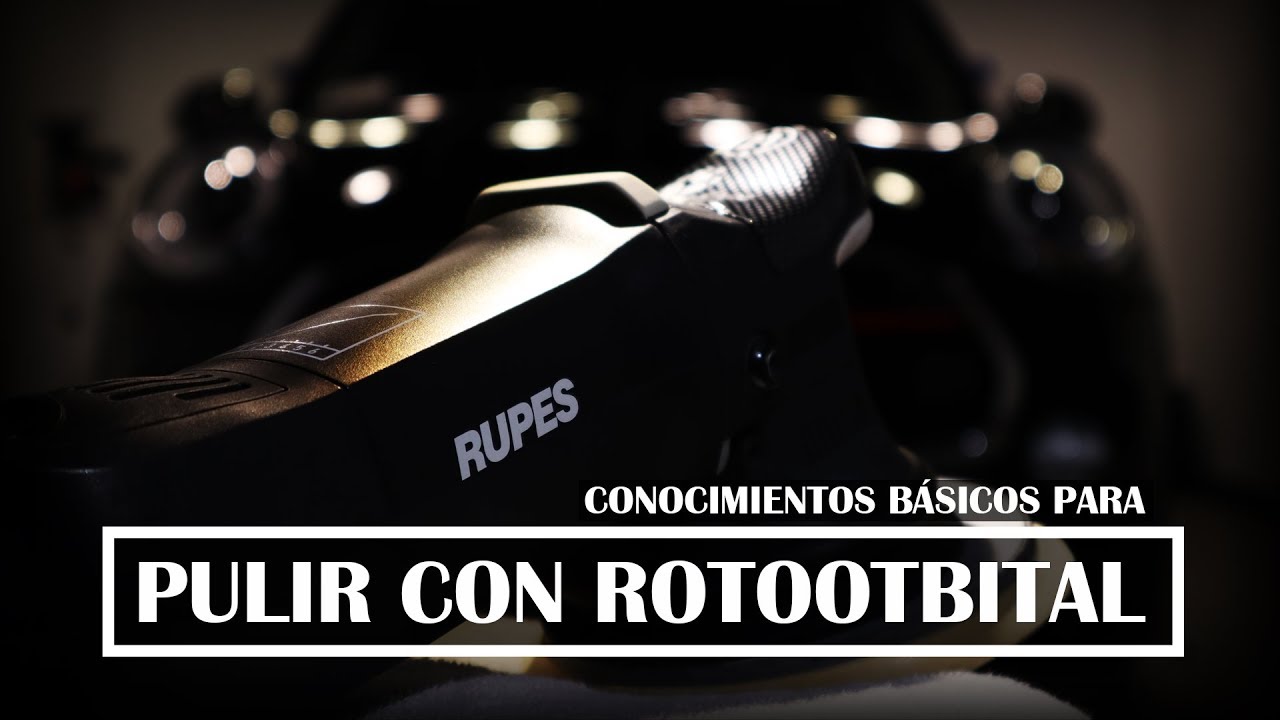 Técnica BÁSICA de CORRECCIÓN con Rotoorbital - Cómo pulir con una Rupes 21