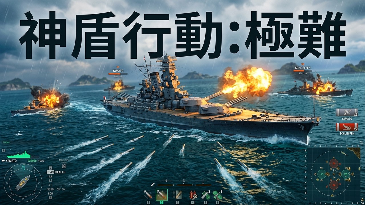 2026《戰艦世界》 行動模式:神盾 難度:難 | 戰艦世界