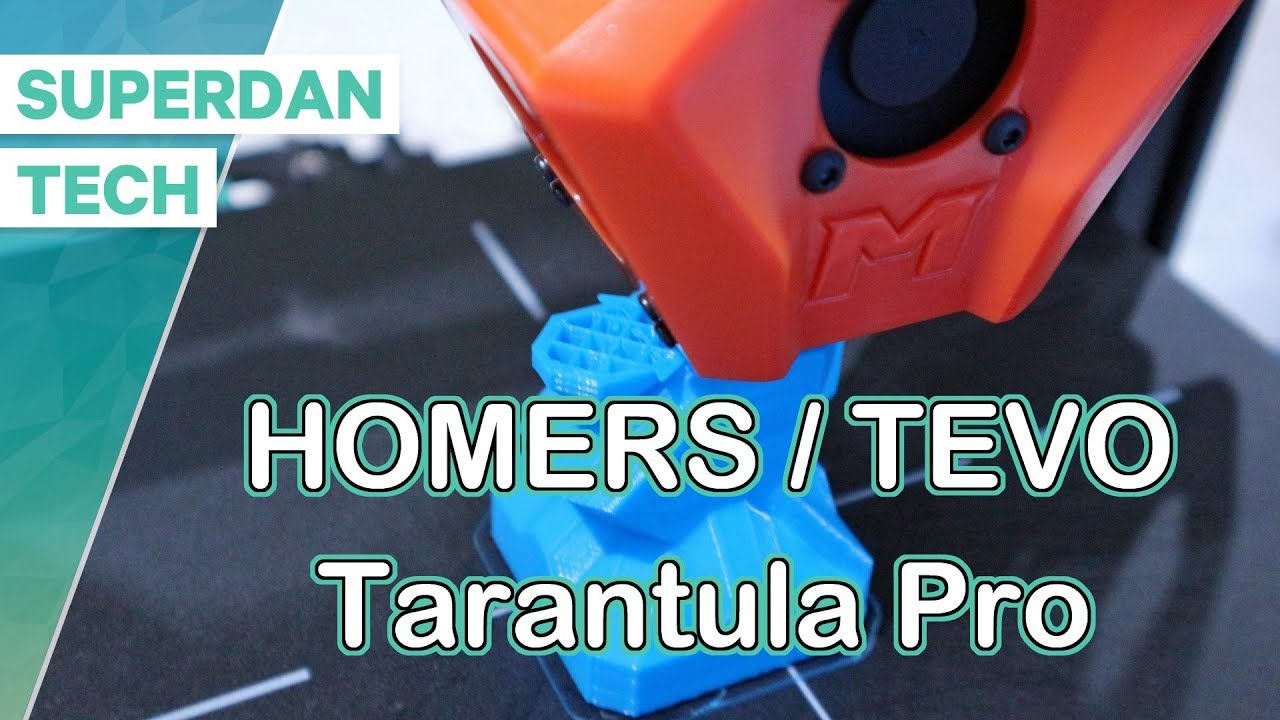 Homers / Tevo NEW Tarantula Pro 3D printer | First power ON and print tests