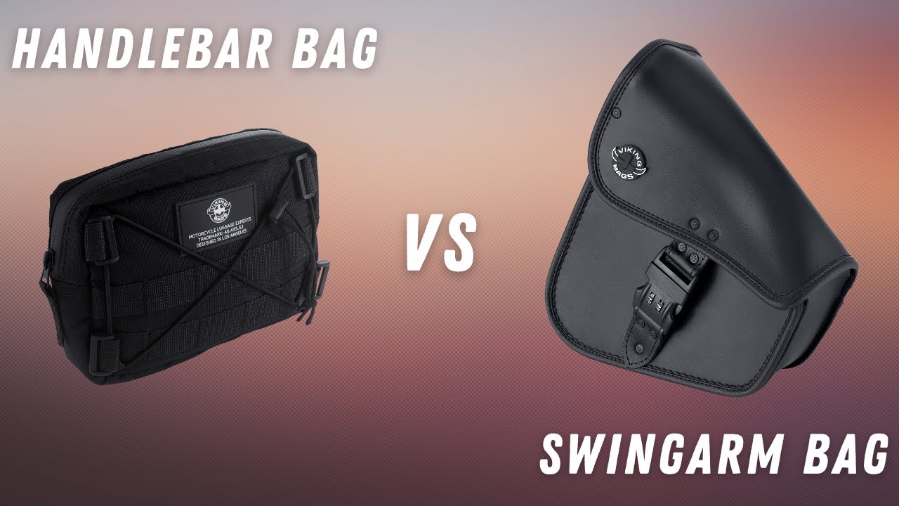 Motorcycle Swing Arm Bag vs Handle Bar Bag from Viking Bags, Which One Is Better?