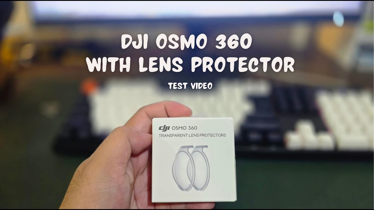 DJI OSMO 360 WITH LENS PROTECTOR TEST | TIG Motovlog