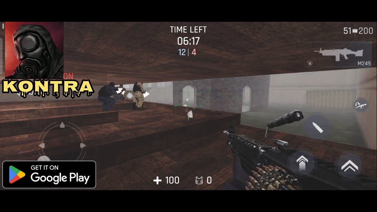 Kontra multiplayer fps Android gameplay ! Zombie 🧟 mode HD Graphics