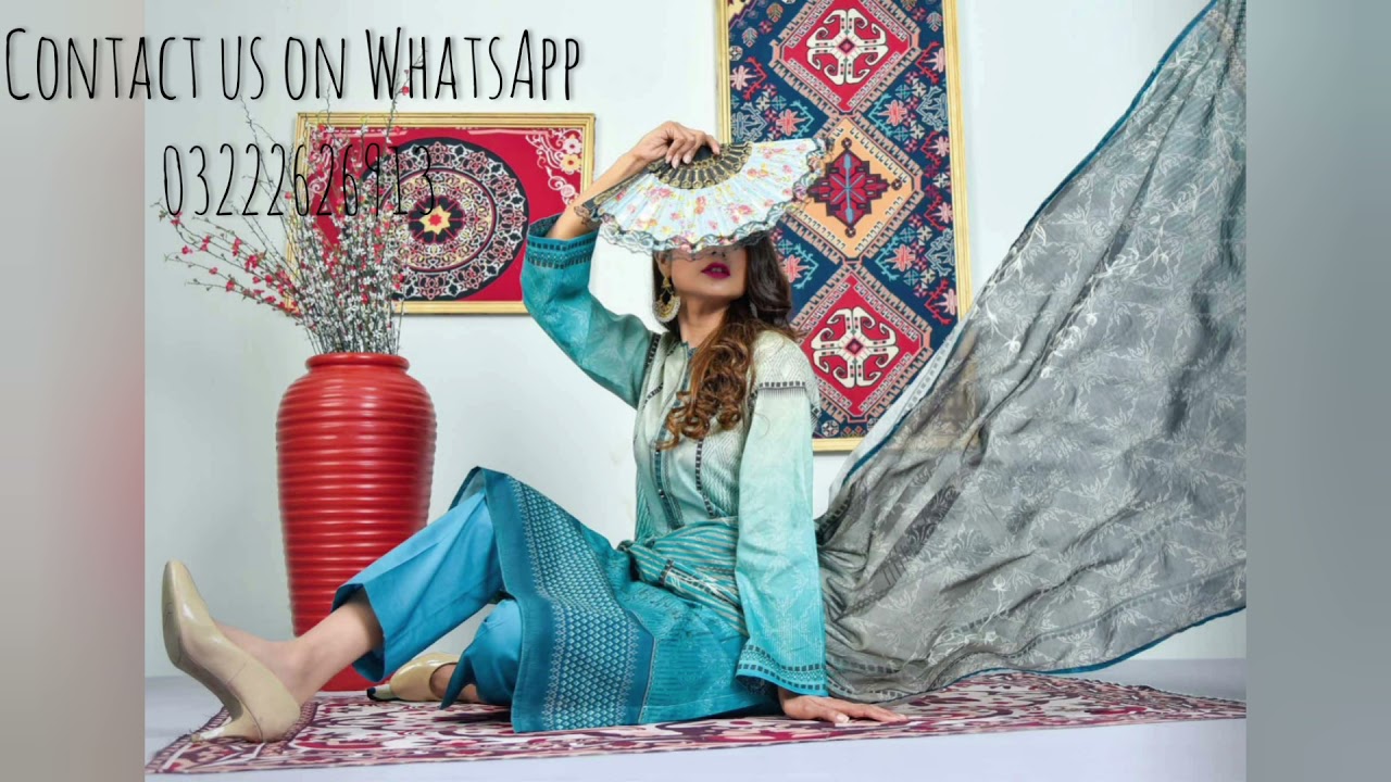ONLINE SHOPPING KARACHI  - MUSKAN 3PC LAWN  - A.FasionKarachi