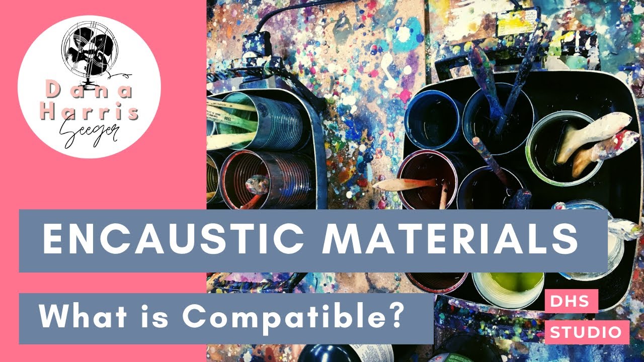 Compatible materials to use with Encaustic Paint