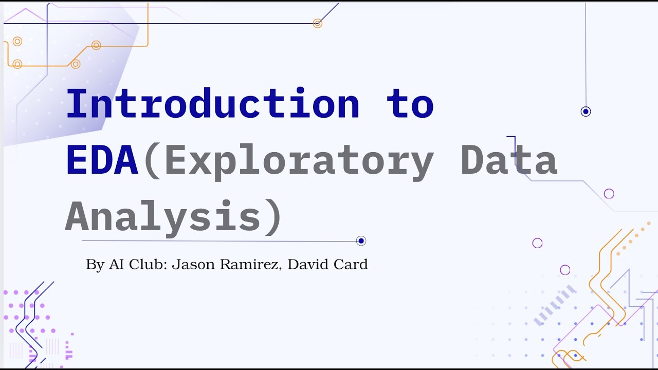Introduction to EDA Workshop