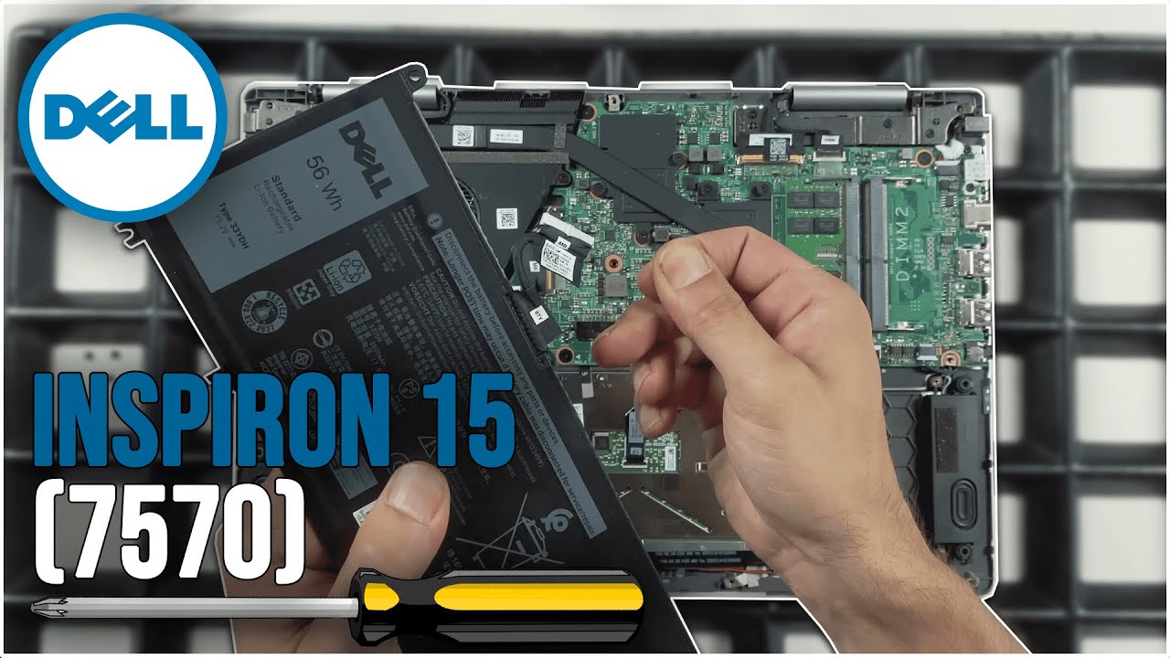 Dell Inspiron 15 (7570) von Innen - RAM, SSD, Akku, Lüfter wechseln