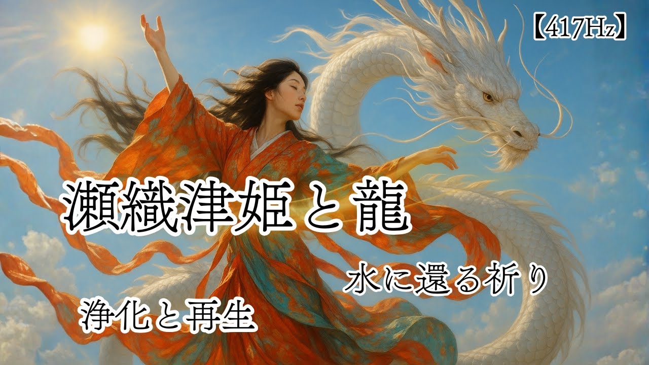 【417Hz】瀬織津姫と龍 ― 水に還る祈り#瀬織津姫 #祝詞 #水の女神 #417Hz #祈りの音 #ヒーリングミュージック #日本神話 #浄化 #再生 #神聖な時間 #龍神 #祓戸四神