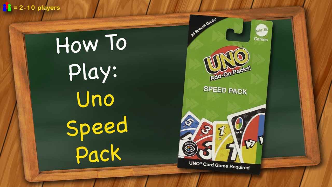 How to play Uno Speed Pack
