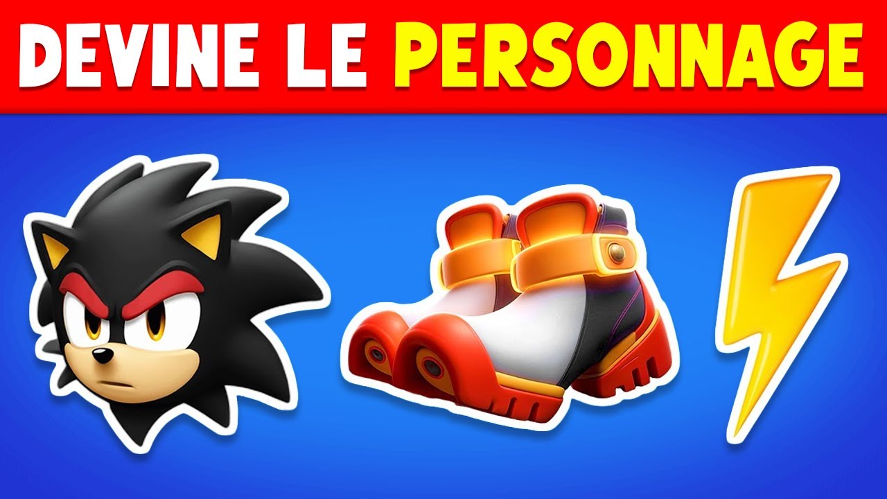 Devine les Personnages de SONIC 3 en ÉMOJIS 🎬🦔💙 60 Mini-Jeux 🕹️ Quiz Sonic 3, le Film 🎬