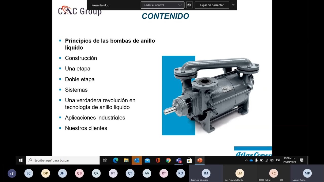 Webinar Bombas de Vacío