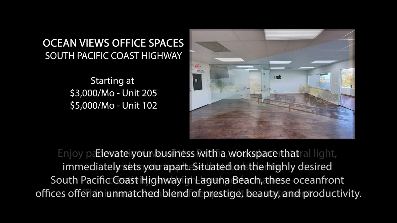 OCEAN VIEWS OFFICE SPACES - 31642 SOUTH PACIFIC COAST HIGHWAY