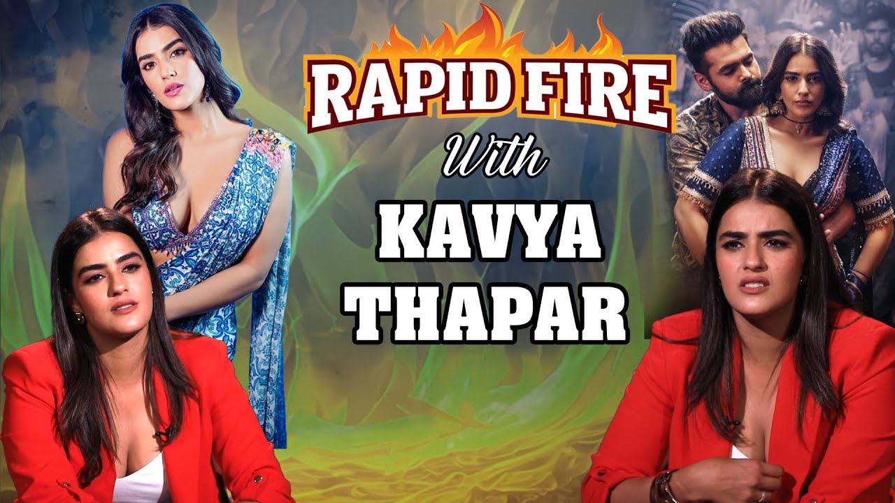 Sensational Rapid Fire With DOUBLE ISMART Heroine KAVYA THAPAR| Exclusive Rapid Fire| iDream Talkies