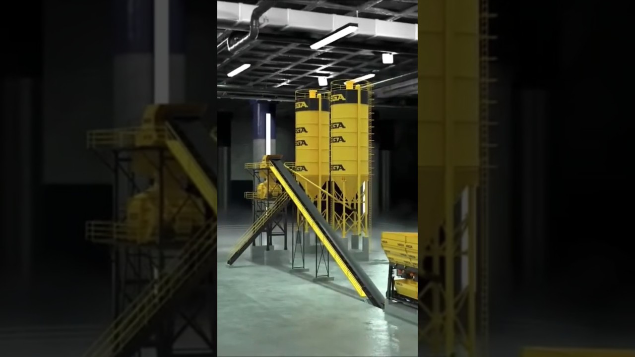 Бетонный завод MEGA PROMIX 200.TW -200м3/ч с двухвальным бетоносмесителем +79383462368-FJB GROUP LLC