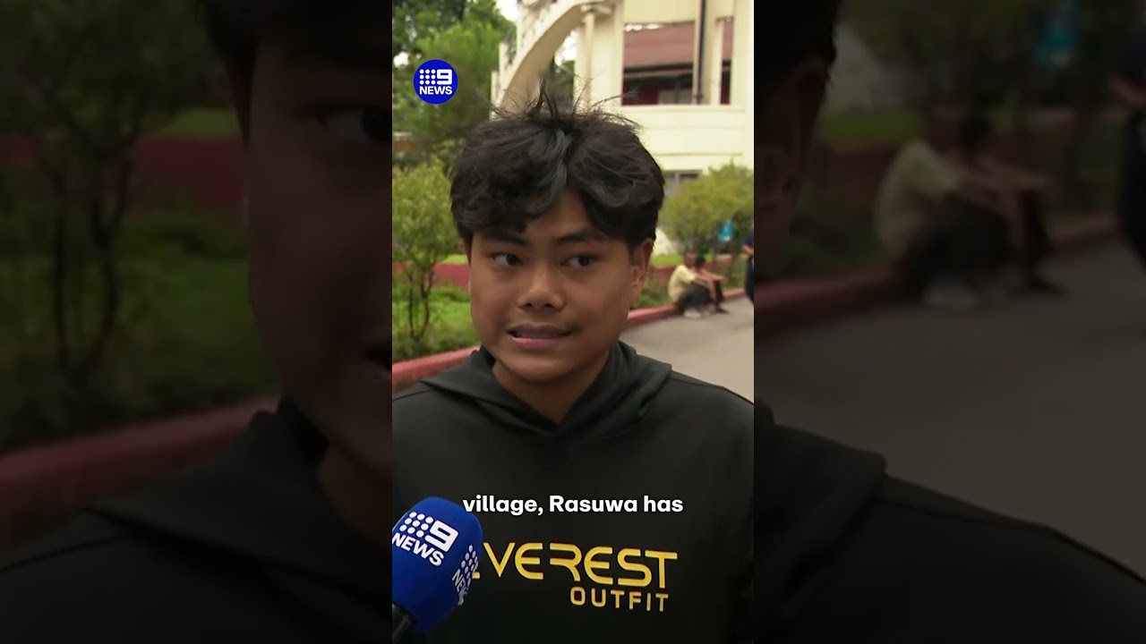 Devastated Nepalese flood survivors provide DNA in hope of identifying loved ones | 9 News Australia