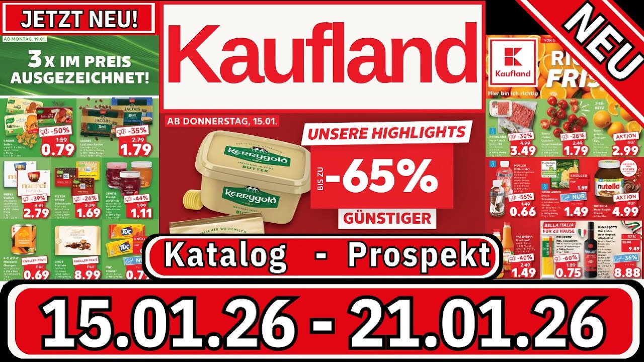 🛒 Kaufland Prospekt 15.01. - 21.01.2026! | Diese Angebote lohnen sich wirklich! 🔥