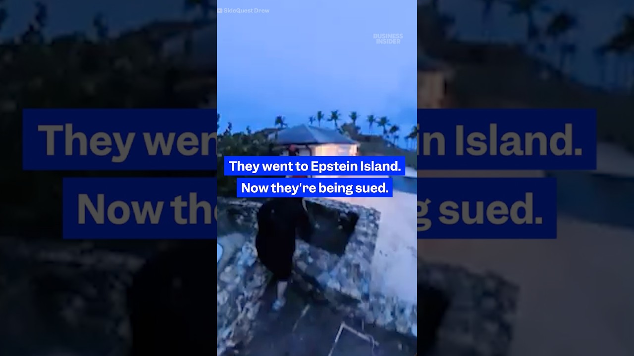 9 YouTubers are being sued after visiting #JeffreyEpstein's former island. #truecrime #epsteinisland