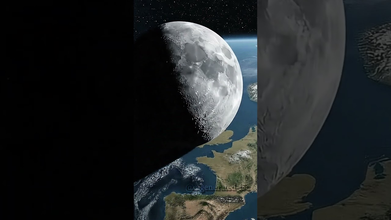 The Moon crashes into Earth 🌑 💥 🌎