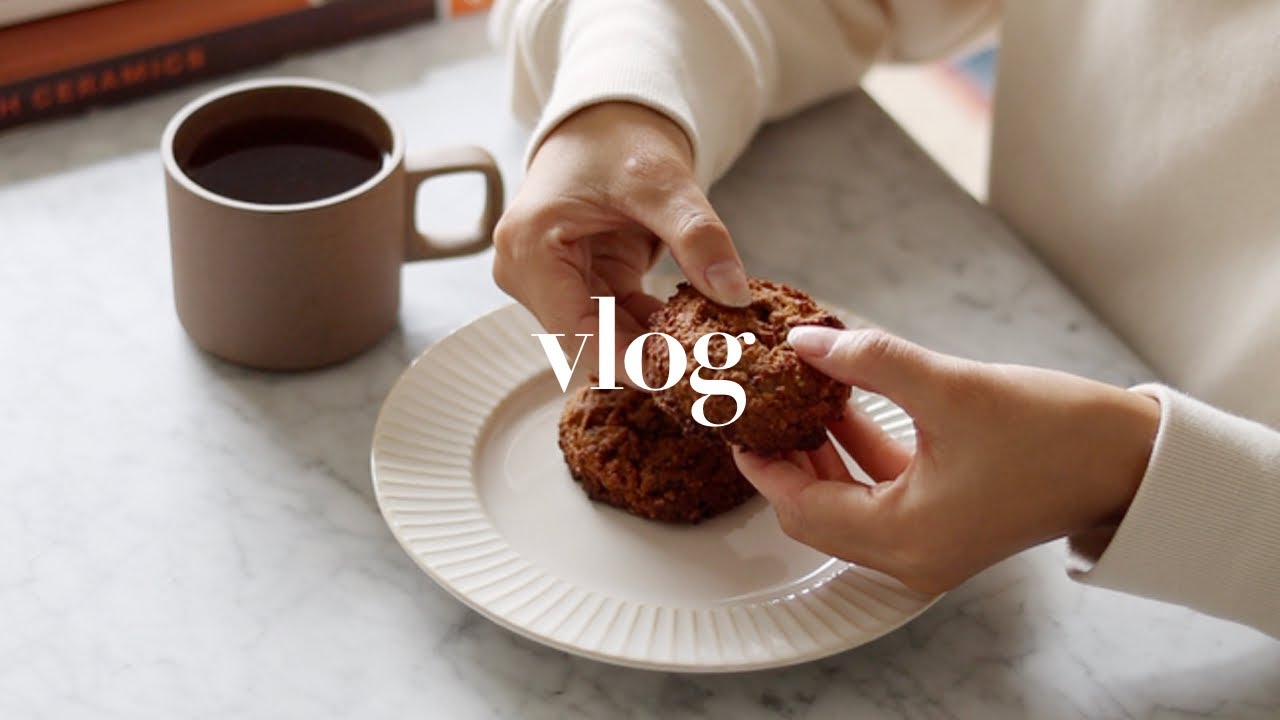 VLOGㅣ트조 제품으로 저포드맵 펌킨 와플, 쿠키, 스벅 라떼 만들기 🎃🧡 시애틀 맛집 추천, 미국 주부 요리 일상 브이로그ㅣTrader Joe's Low FODMAP Items
