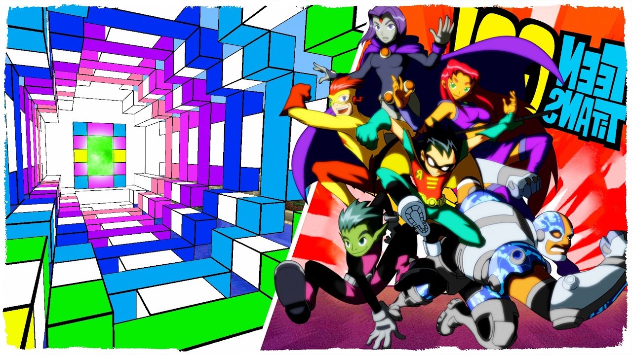 🤘 COMO HACER UN PORTAL A LA DIMENSIÓN DE LOS JÓVENES TITANES EN ACCIÓN - MINECRAFT TEEN TITANS GO
