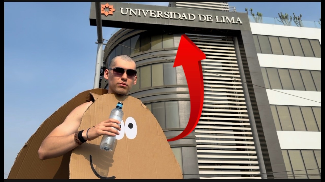 Fui a la Universidad de Lima vestido de POU